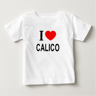 Jag ❤️ CALICO JAG ÄLSKAR CALICO JAG HJÄRTA CALICO T Shirt