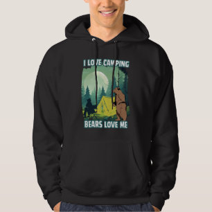 Jag campar i kärlek, bär kärlek mig. Lönnsteckenci Hoodie
