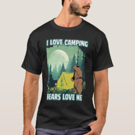 Jag campar i kärlek, bär kärlek mig. Lönnsteckenci T Shirt
