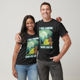 Jag campar i kärlek, bär kärlek mig. Lönnsteckenci T Shirt