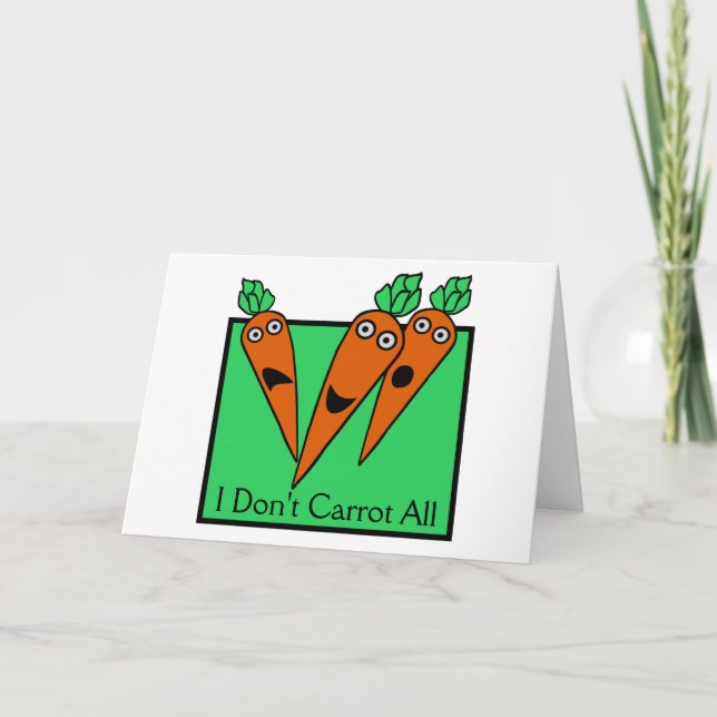 Jag Carrot alla Kort (Framsida)
