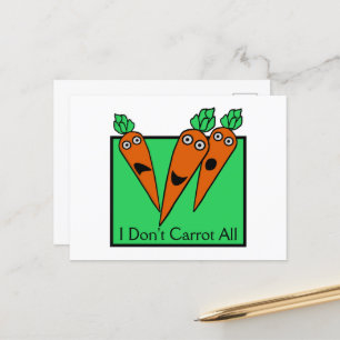 Jag Carrot alla Vykort