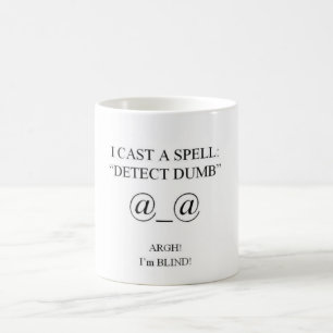 JAG CAST ett pass avkänner dumt Kaffemugg