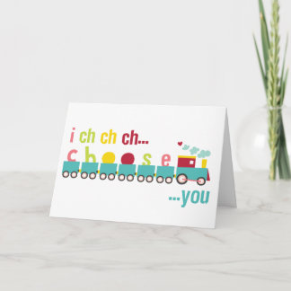 Jag ch ch väljer dig valentineskortet helgkort