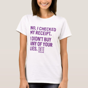 Jag checkade in min inleverans t shirt