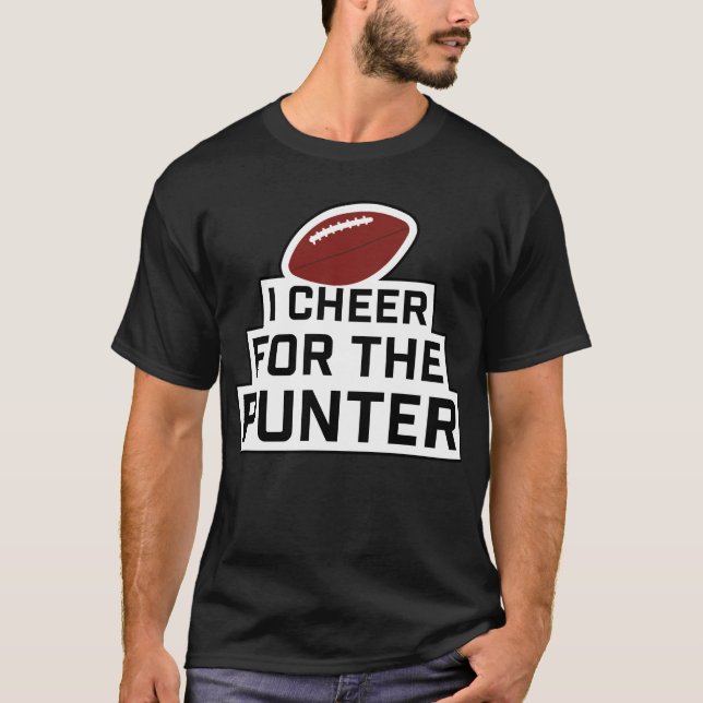 Jag Cheer för Punter T Shirt (Framsida)