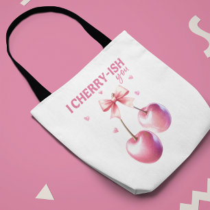 "Jag Cherry-ish You" med det anpassade namnet Roma Tygkasse