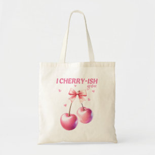 Jag Cherryish You Funny Valentine Day Cherry Pun Tygkasse
