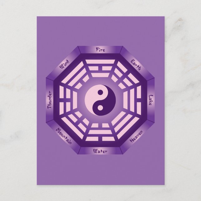 Jag Ching Yin Yang Vykort (Framsida)