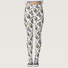 Jag citerar andra för att uttrycka mig själv bättr leggings