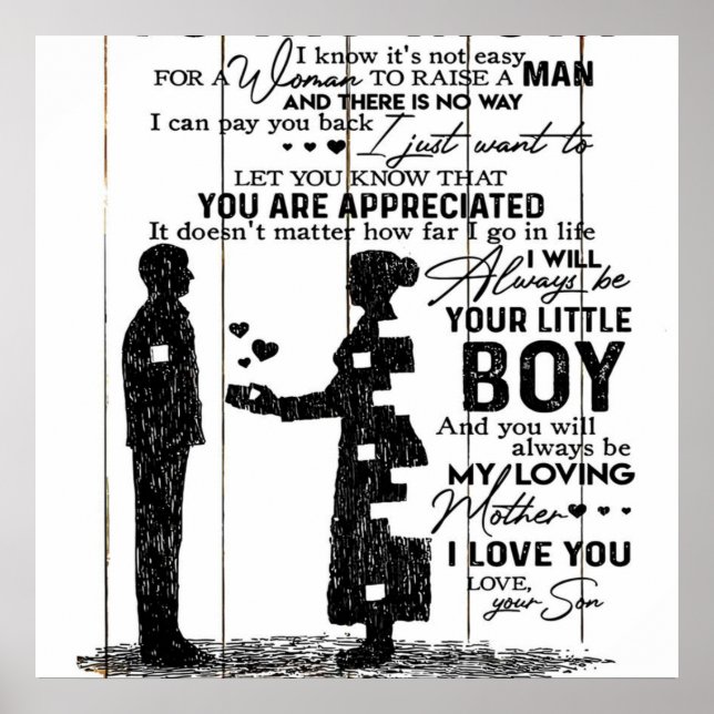 Jag citerar gärna mitt Mamma, mitt Mamma Brev. Poster (Framsidan)