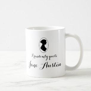 Jag citerar på måfå den Jane Austen kaffekoppen Kaffemugg