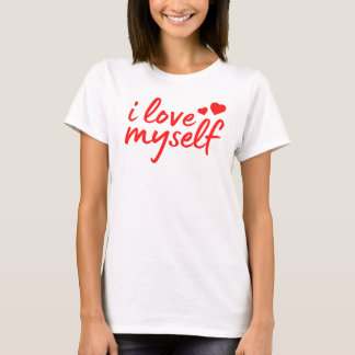 Jag citerar själv med hjärtan i kärlek t shirt