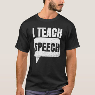 Jag citerar Tal för en Tal-språkterapi T Shirt