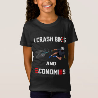 Jag Crash Bikes and Economies Joe Biden Falling T Shirt