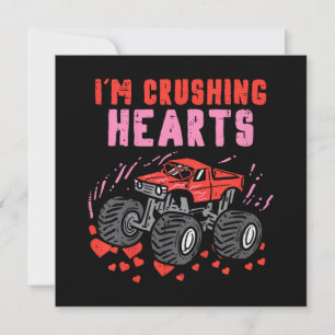 Jag Crush Hearts Monster Lastbil Småbarn Boys Vale