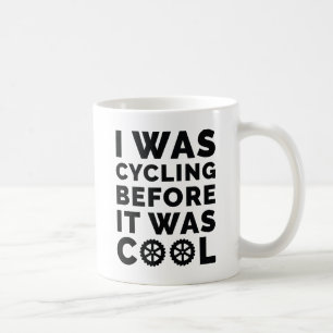 Jag cyklade innan det var Coola Kaffemugg