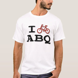 Jag cyklar ABQ-T-tröja Tee