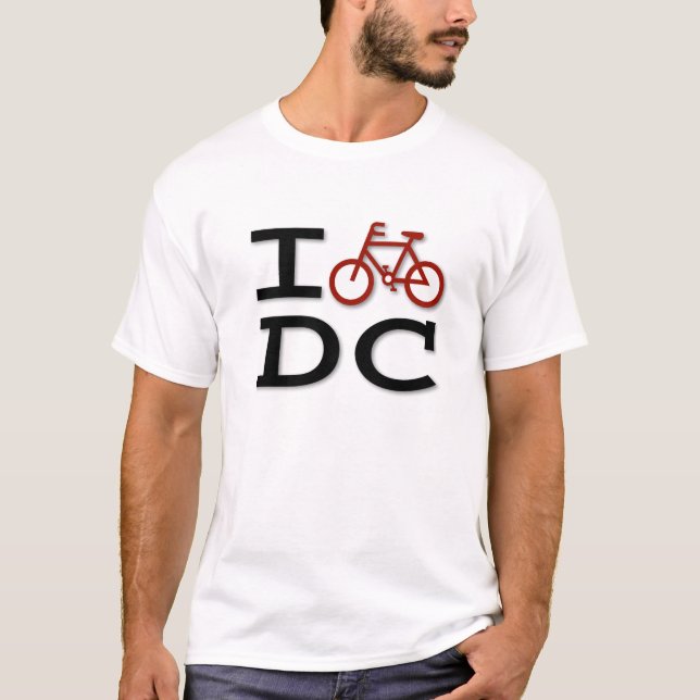 Jag cyklar DC-T-tröja T Shirt (Framsida)