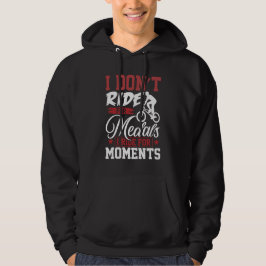 Jag cyklar inte vitt hoodie