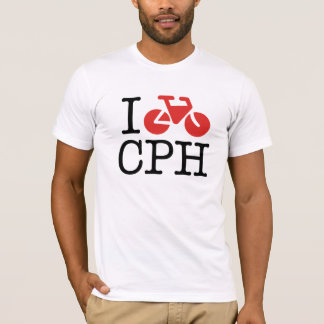 Jag cyklar KöpenhamnT-tröja Tee Shirt