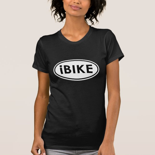 Jag cyklar (kvinna T-tröjamörk) T-shirt (Framsida)