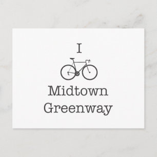 Jag cyklar Midtown Greenway Vykort
