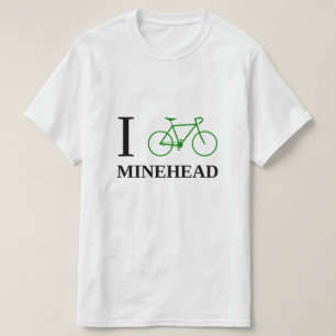 Jag cyklar MINEHEADEN (den gröna cykelsymbolen) Tröja