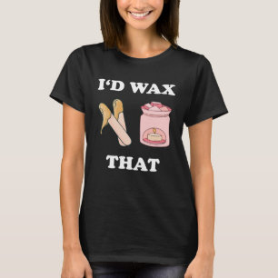 Jag d Vax att jag vaxar den estetiske kometologen T Shirt