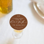Jag dansar Bröllopsreception Drink Cover Underlägg<br><div class="desc">Vi lägger alltid till nya mönster varje dag!</div>