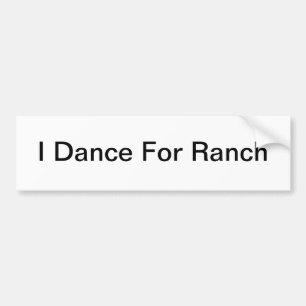 Jag dansar för ranch bildekal