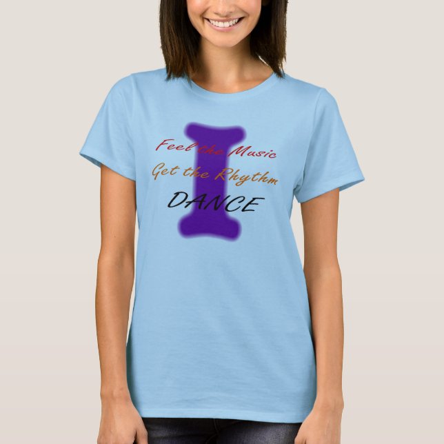 Jag dansar (lilor) t-shirt (Framsida)