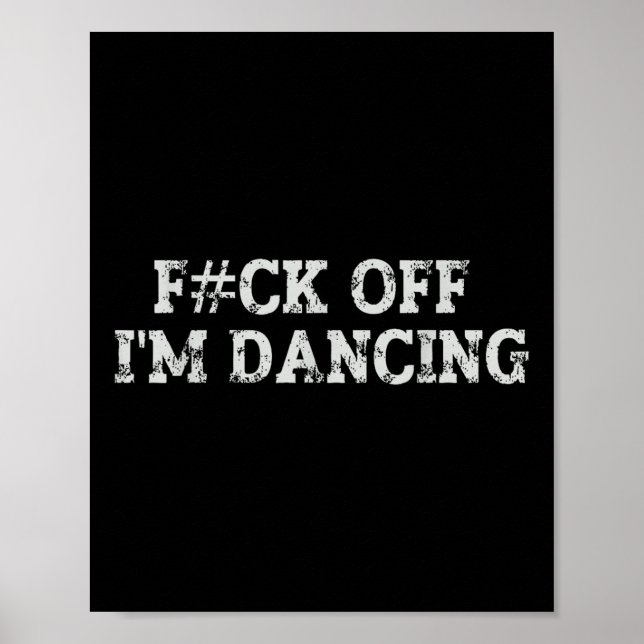 Jag dansar Rave Party, en fet statsman. Poster (Framsidan)