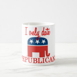 Jag daterar endast republikankaffekoppen kaffemugg