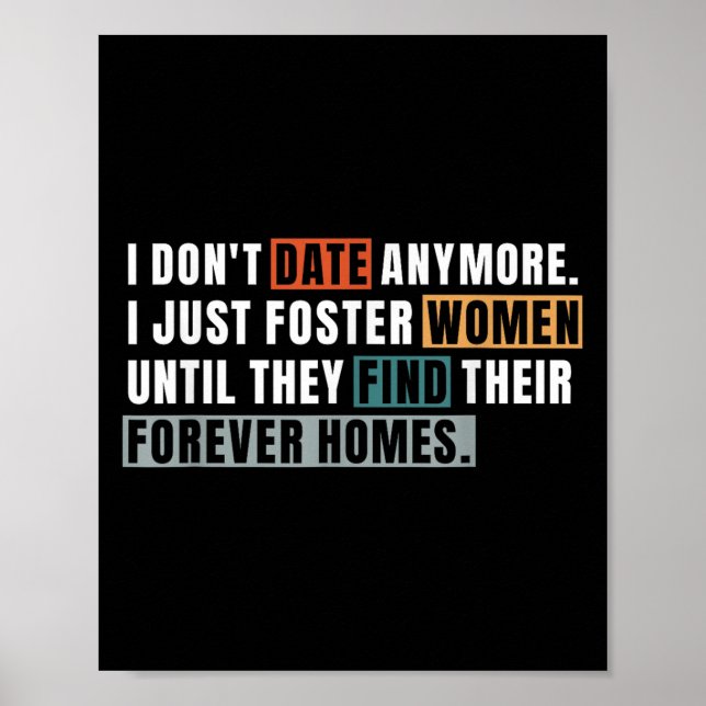 Jag dejtar inte mer skift jag bara föreställer mig poster (Framsidan)