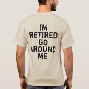 Jag den avgick förmiddagen går runt om mig (på t shirt
