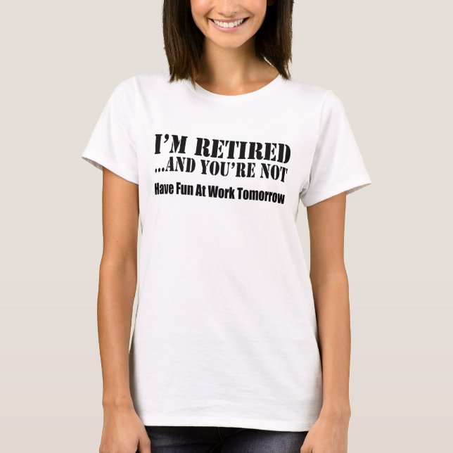 Jag den avgick förmiddagen och dig är inte tee shirt (Framsida)