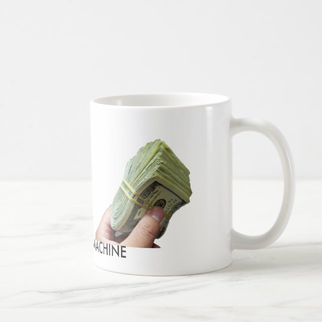 Jag den förmiddagen SALAR BEARBETAR MED MASKIN Kaffemugg (Höger)