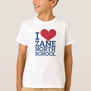 Jag den hjärtaZane norden skolar unge T-shirt