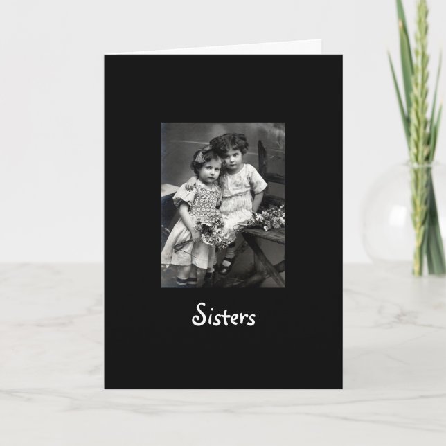 Jag den så glada förmiddagen dig är min syster kort (Framsida)