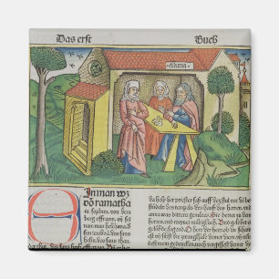 Jag den Samuel 1:8 Elkanah tröstar Hannah, från Magnet