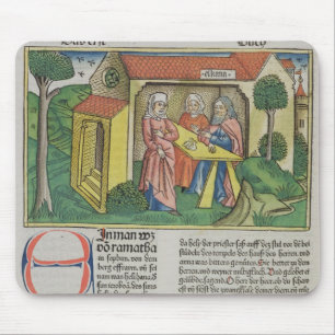 Jag den Samuel 1:8 Elkanah tröstar Hannah, från Musmatta