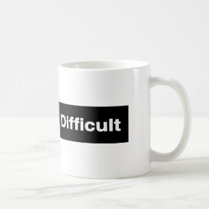 Jag den svåra förmiddagen skidar slingan kaffemugg