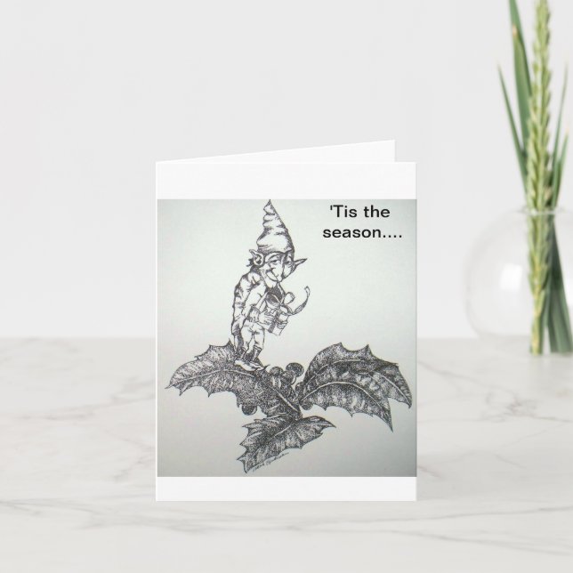 Jag, det här är säsongen.. helgkort (Framsida)