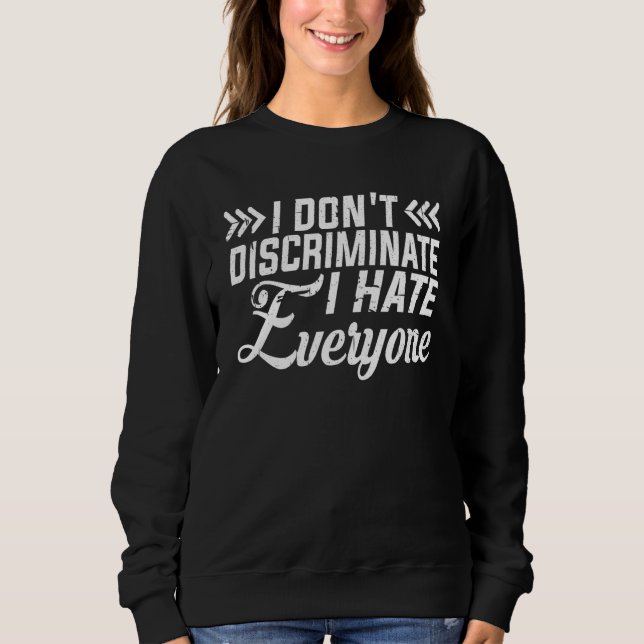 Jag diskriminerar inte alla t shirt (Framsida)