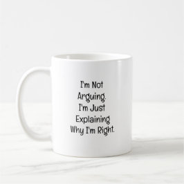 Jag Diskuterar Inte. Jag Förklarar Bara Kaffemugg