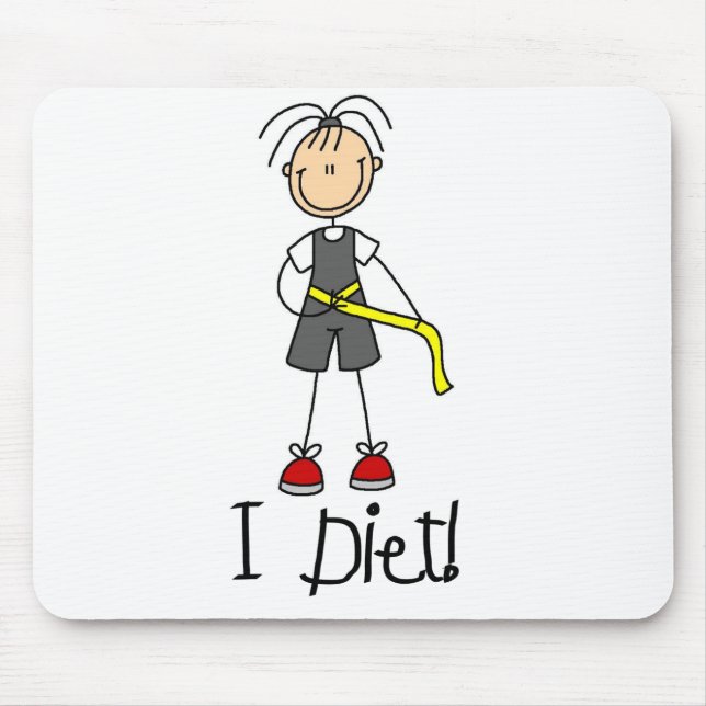 Jag Diterar Stickfigur Musmatta (Framsidan)