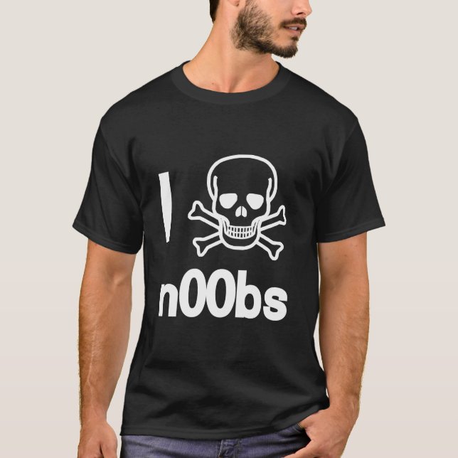 Jag dödar n00bs t-shirt (Framsida)