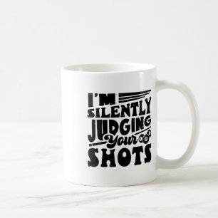Jag dömer dina skott Bassäng Billiards Pla. Kaffemugg