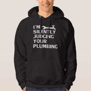 Jag dömer diskret ditt rörmokermedel hoodie